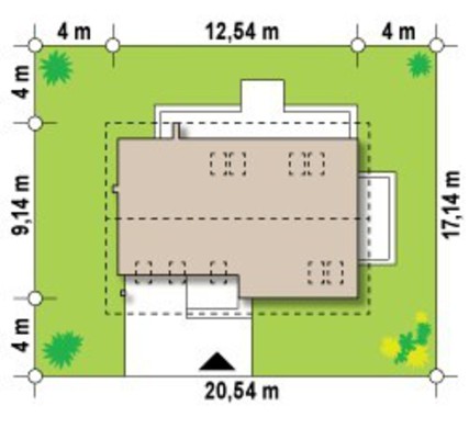 Visualization gallery - Small house project with attic and garage
