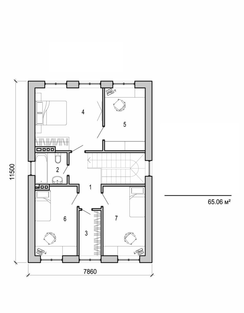 Visualization gallery - Two storey house
