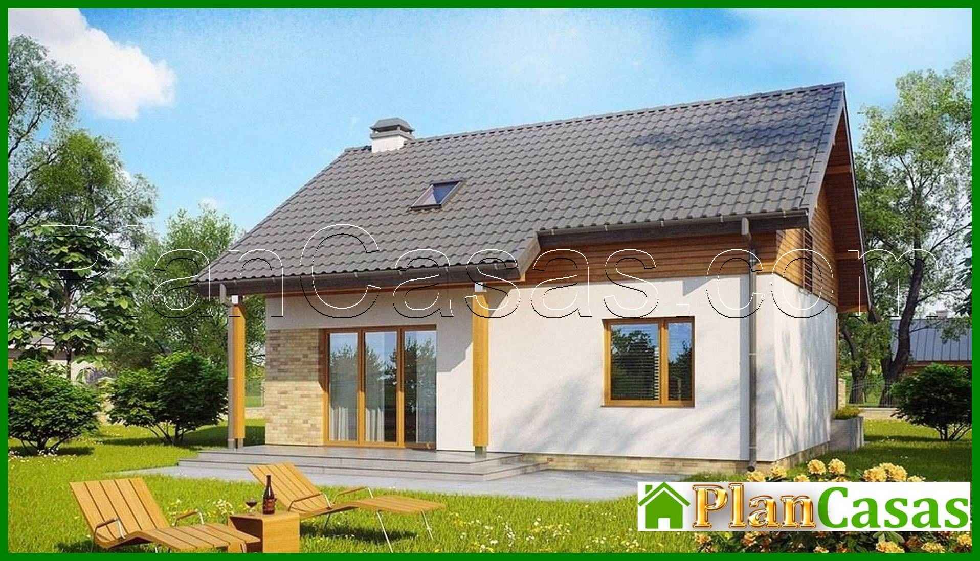 Visualization gallery - The project of a small cozy country cottage in a classic style