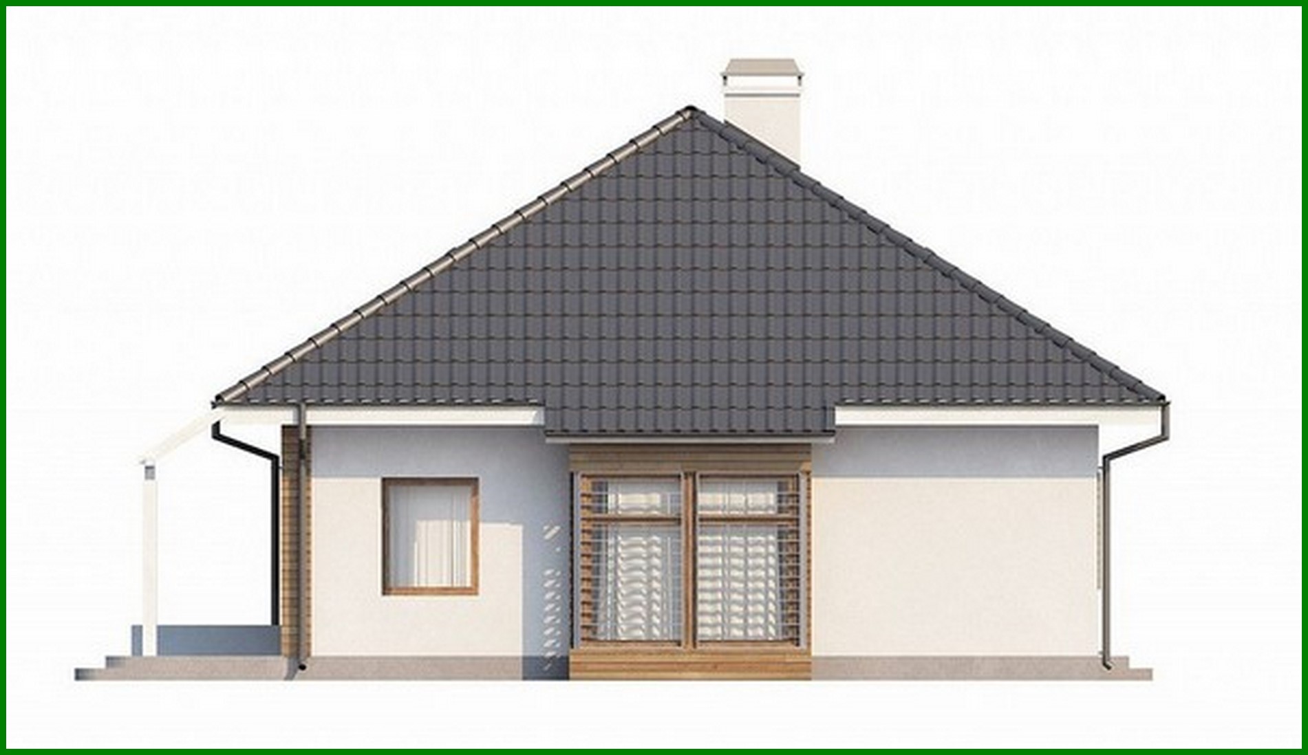 Visualization gallery - House project with an attic and an additional small bedroom