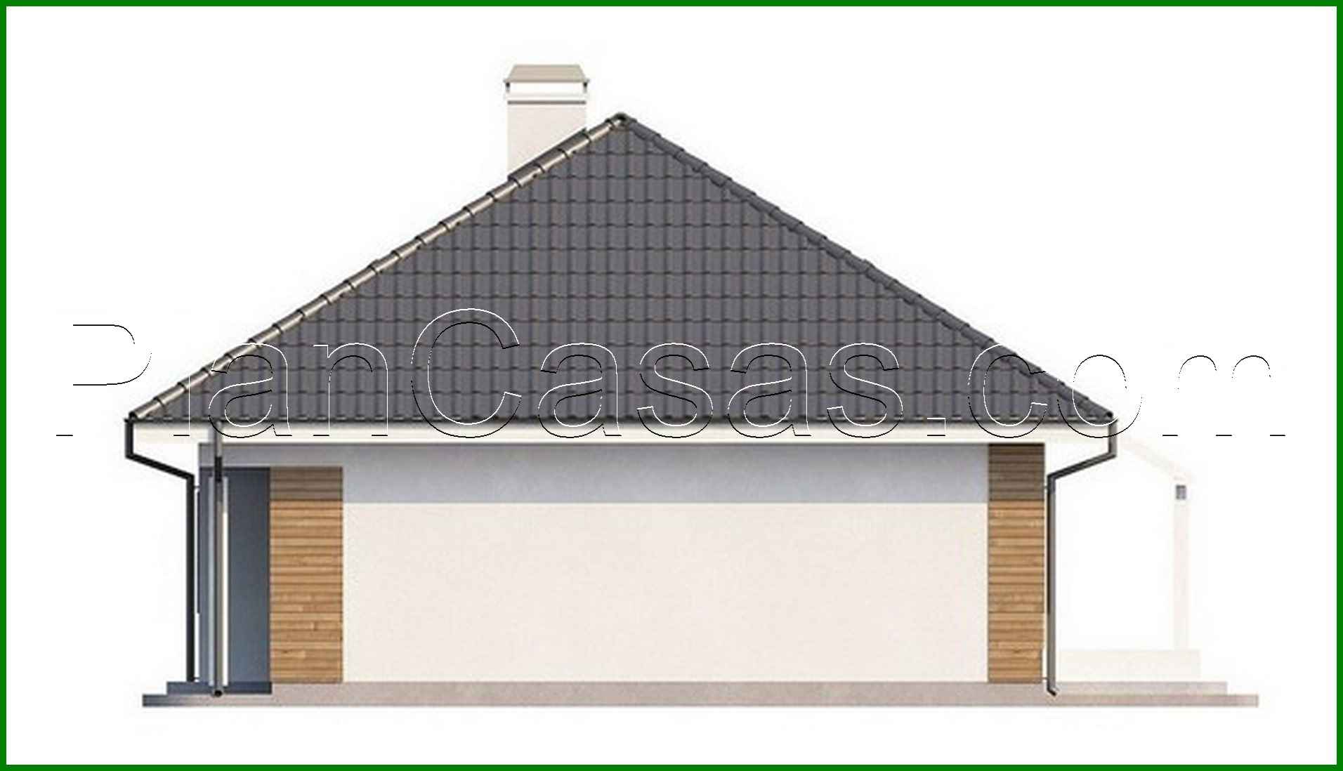 Visualization gallery - House project with an attic and an additional small bedroom