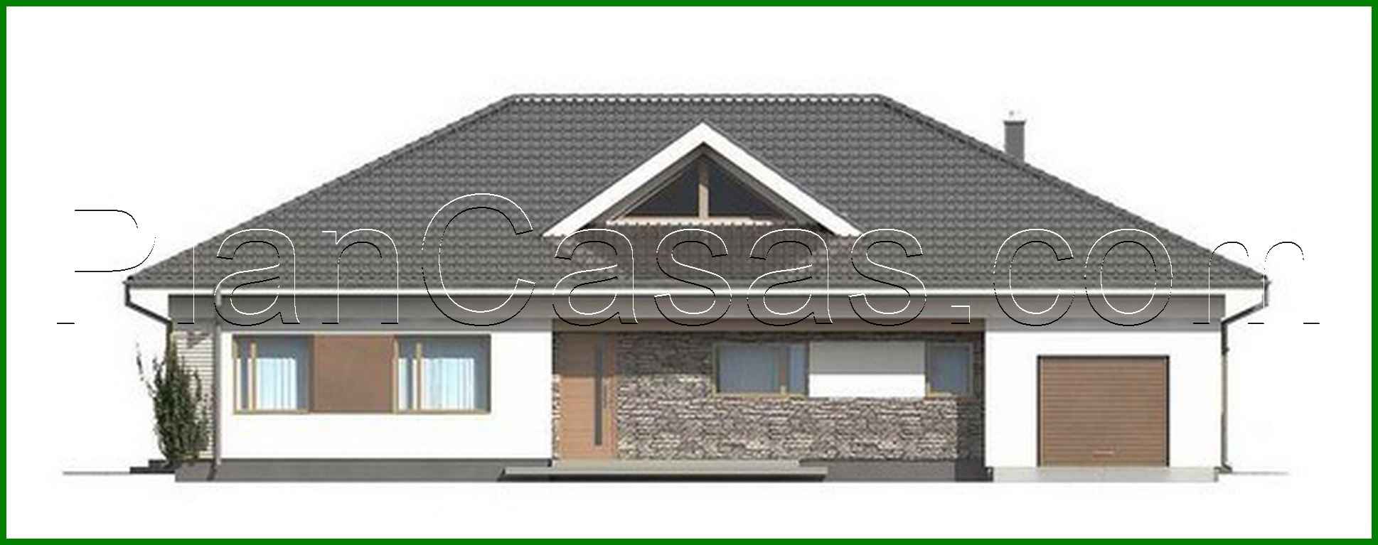 Visualization gallery - Four-bedroom cottage project