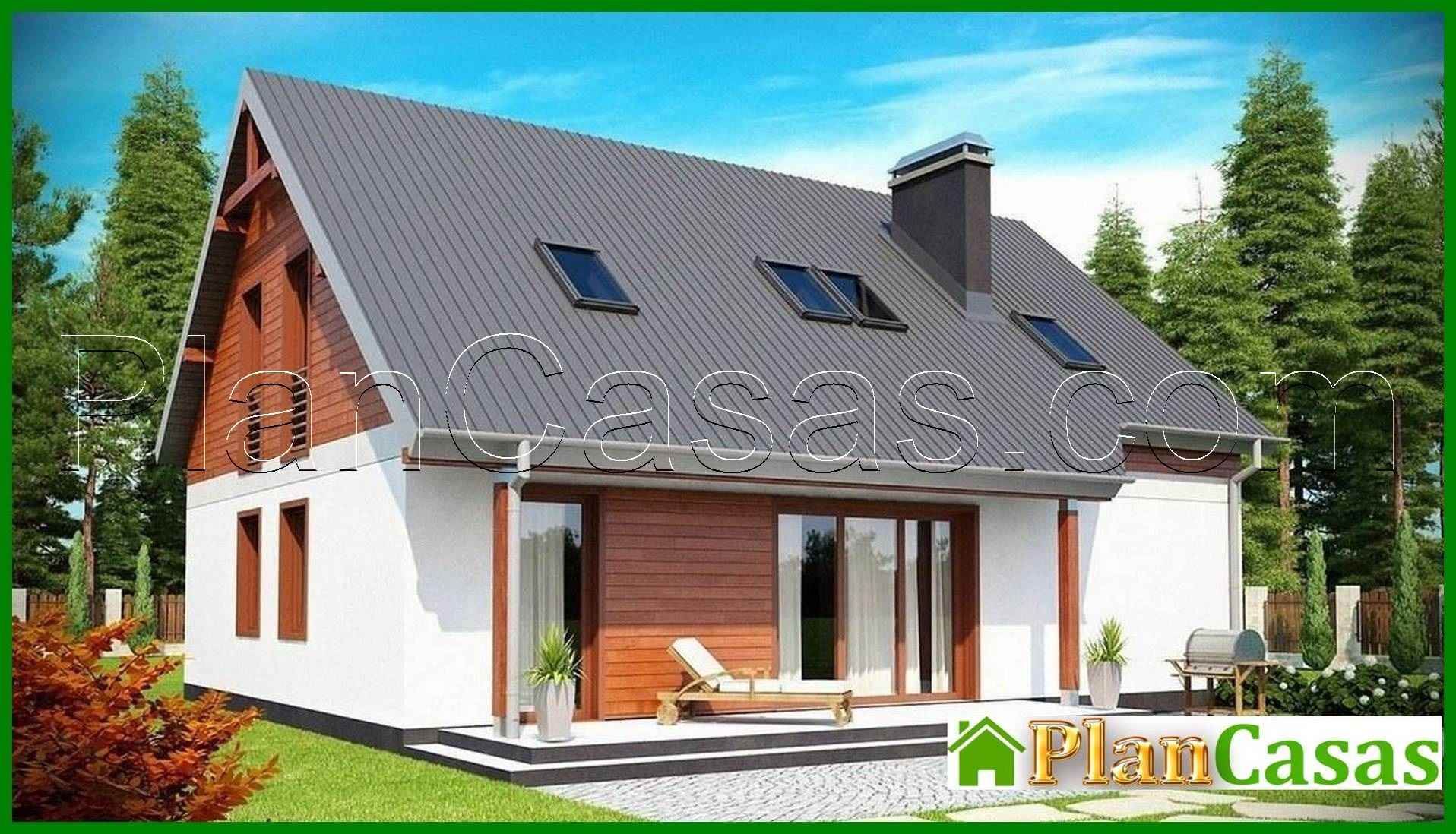Visualization gallery - The design of the traditional style house with a gable roof
