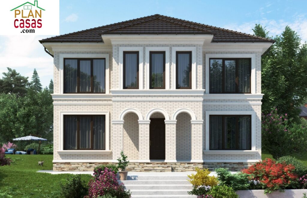 Two storey house house plan