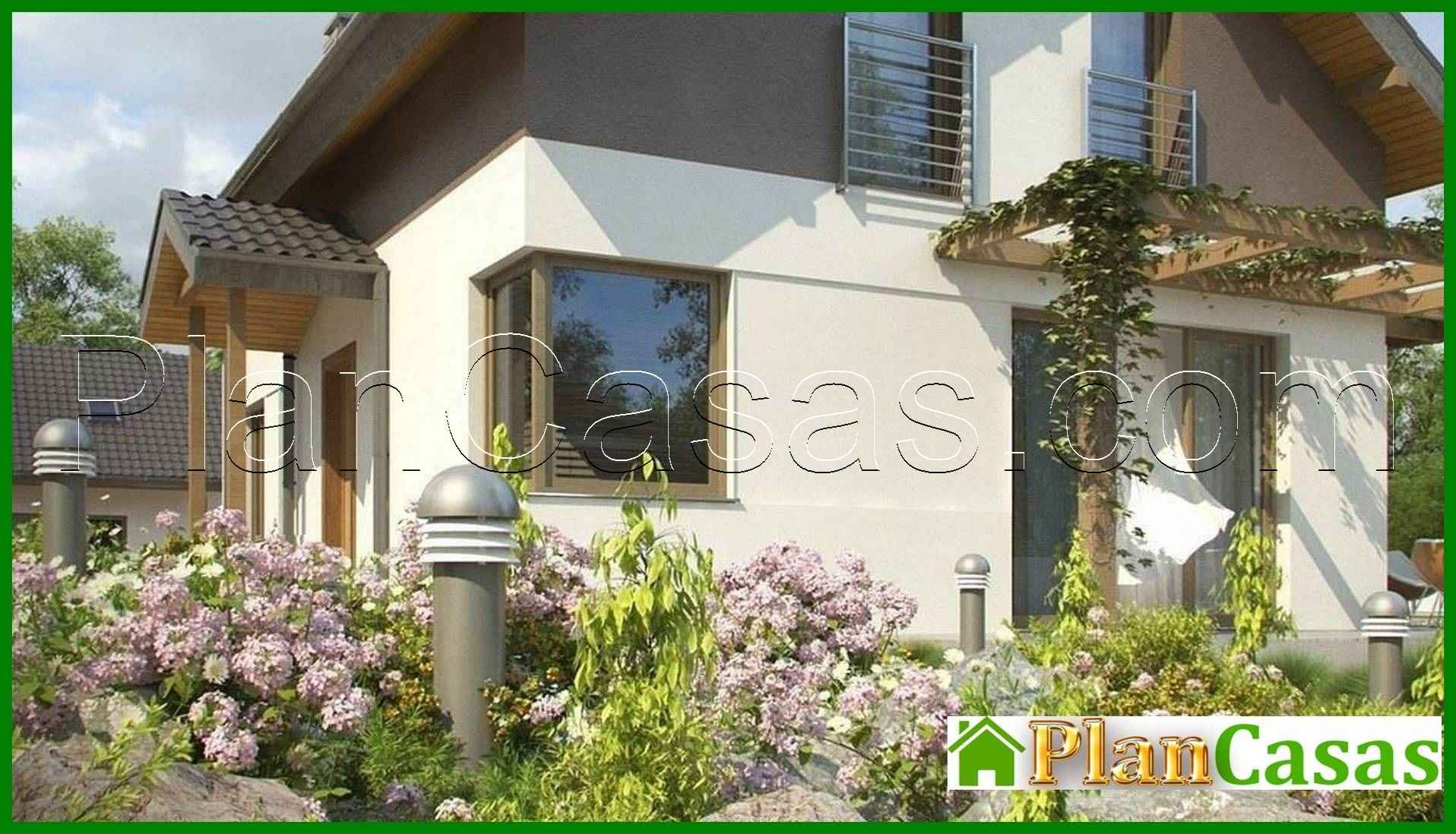 Visualization gallery - The project of a small country house with a corner window in the kitchen