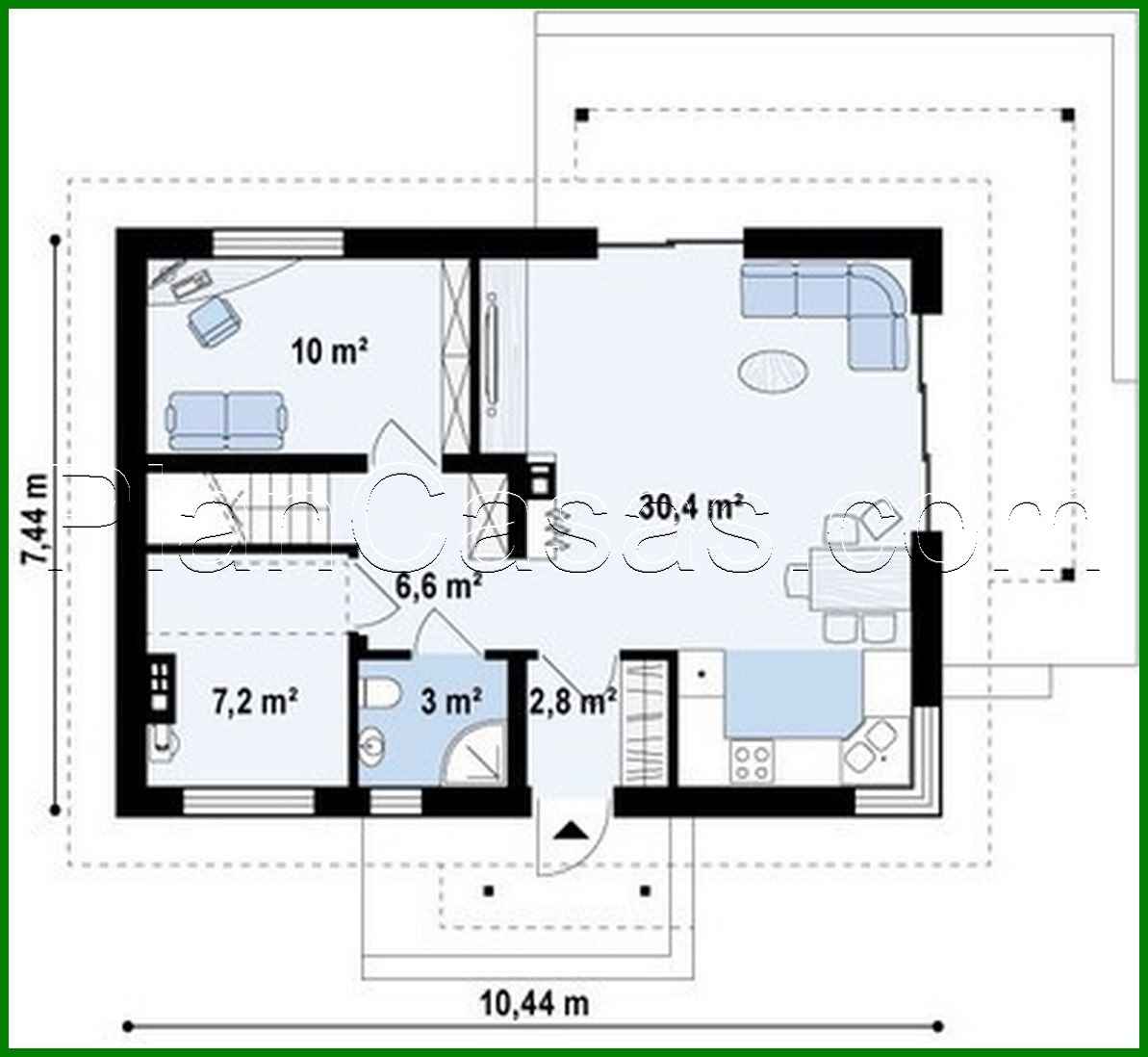 Visualization gallery - The project of a small country house with a corner window in the kitchen