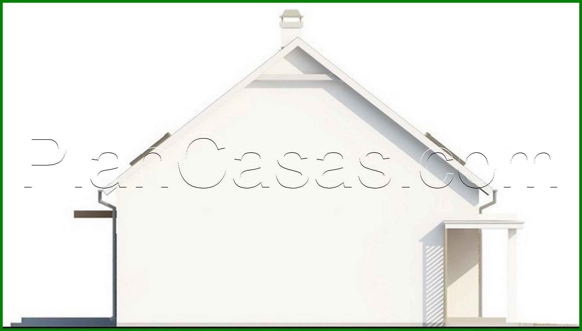 Visualization gallery - House project with attic, glass bay window and garage