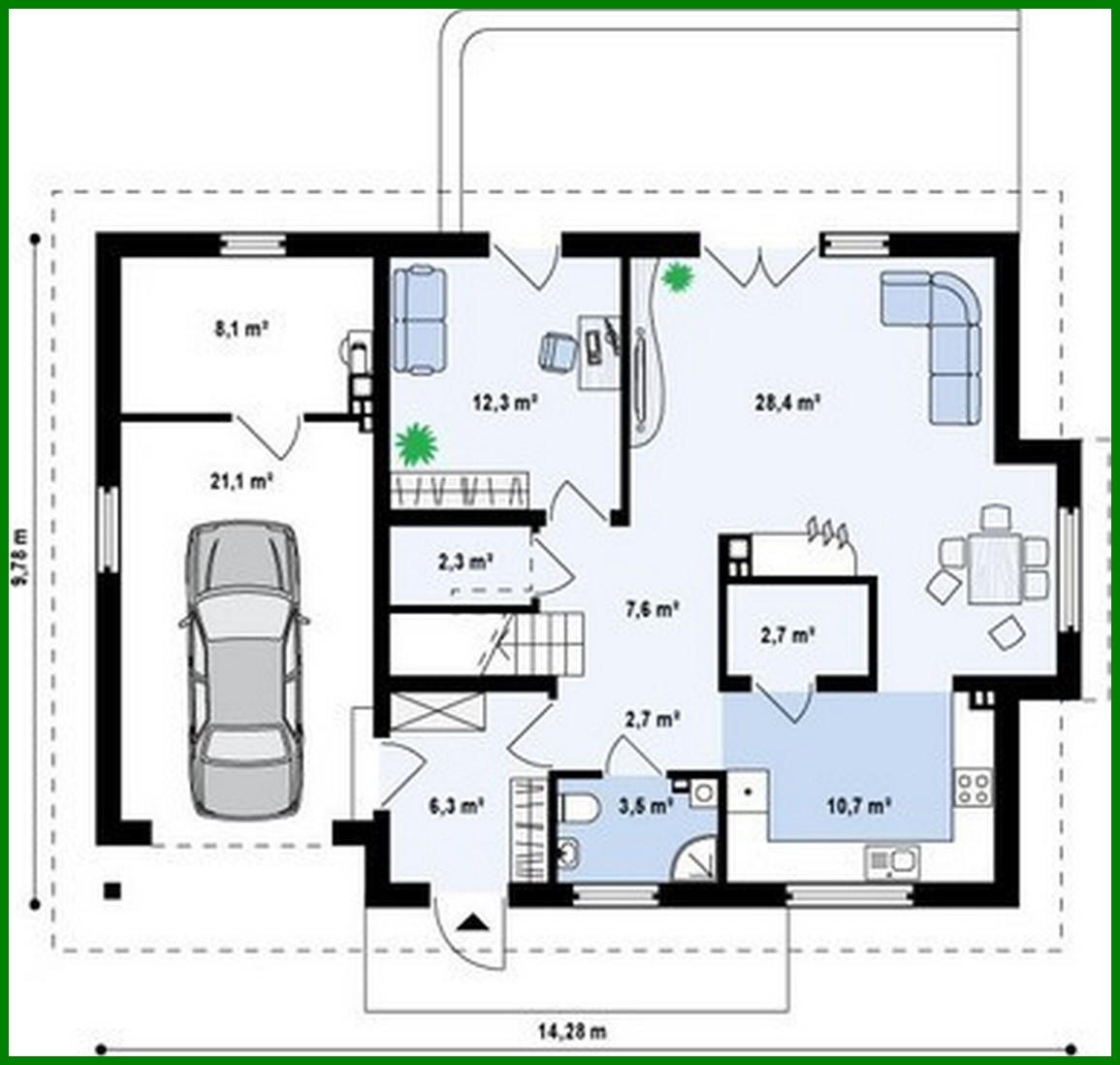 Visualization gallery - The project of a classic house with a cozy interior