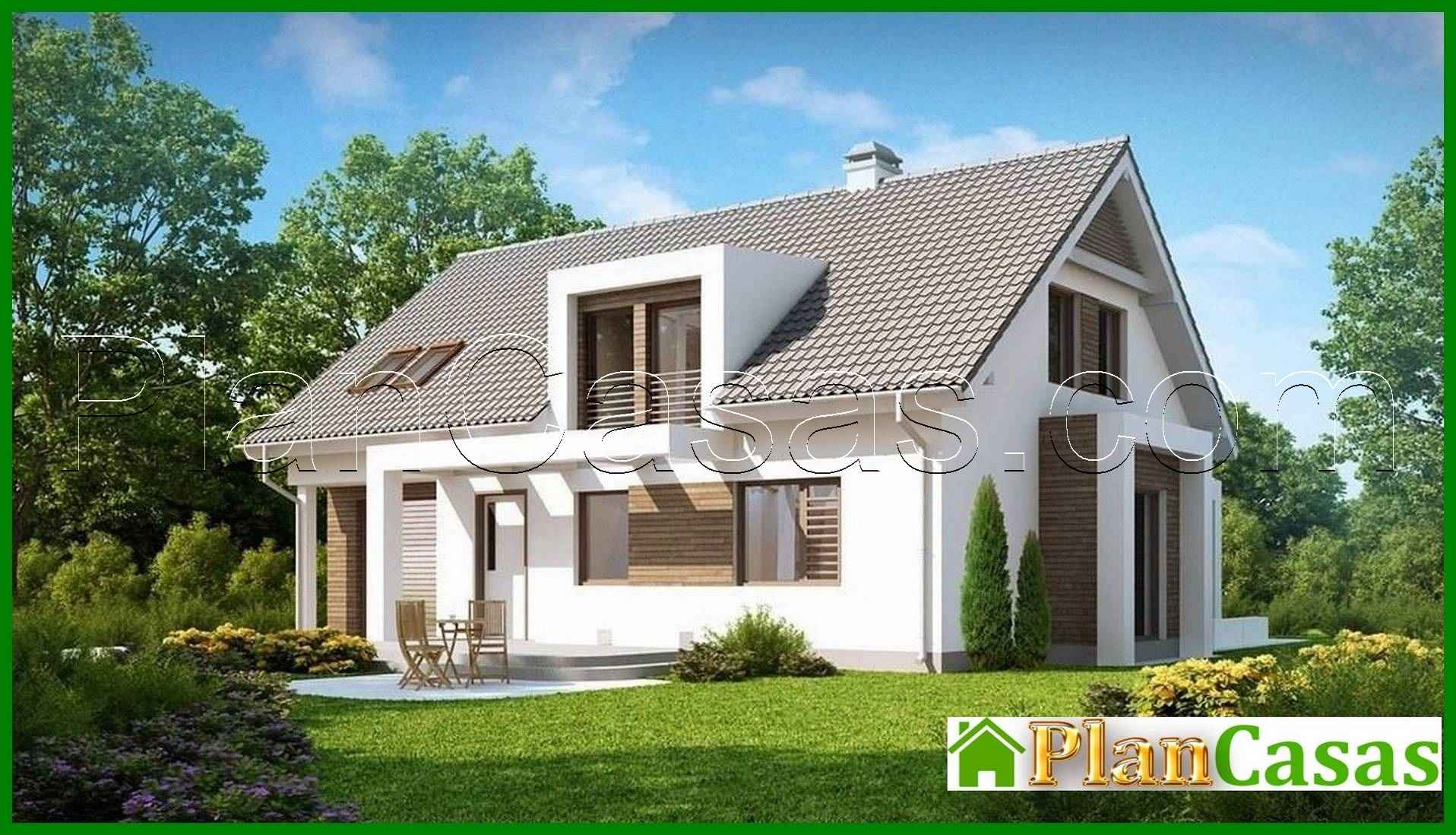 The project of a classic house with a cozy interior house plan