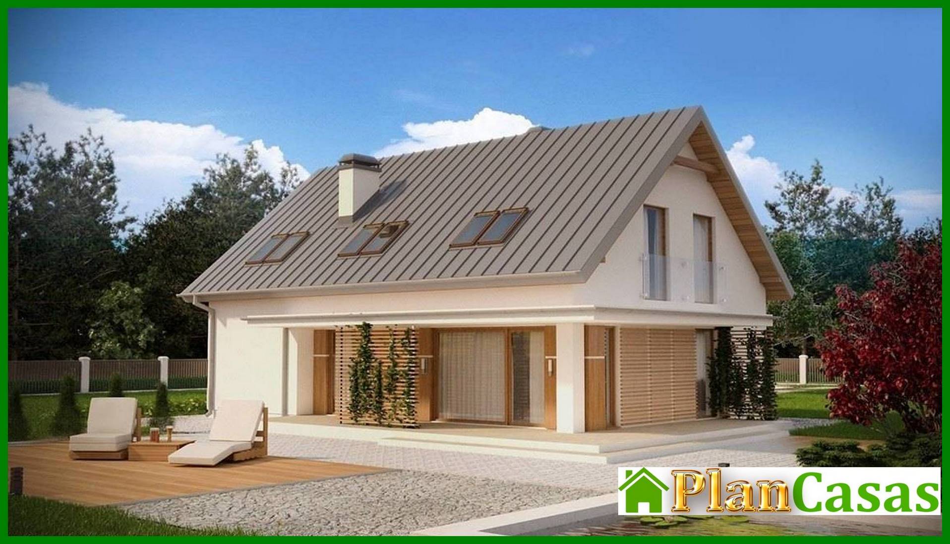 Visualization gallery - Classic house project with garage, extra bedroom