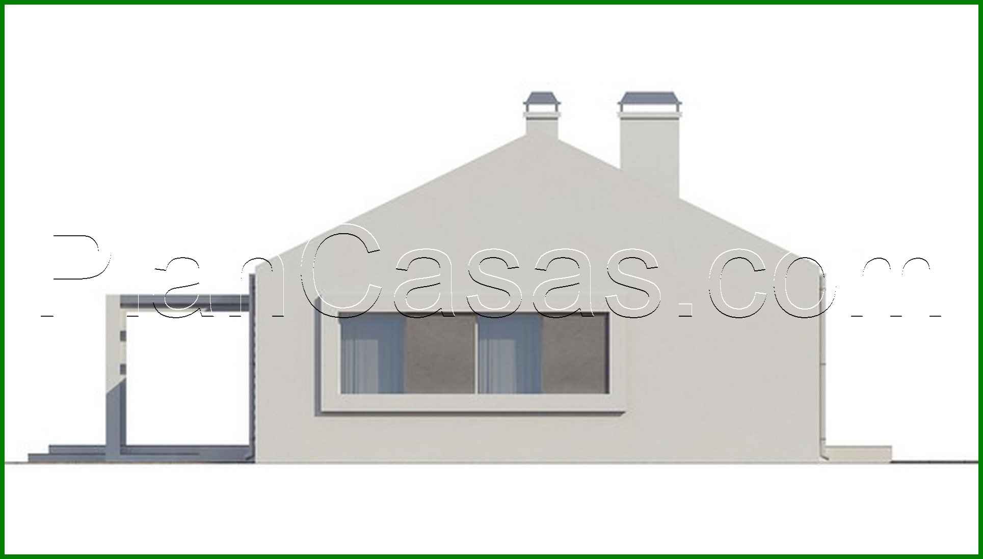 Visualization gallery - The project of an inexpensive energy-efficient modern cottage