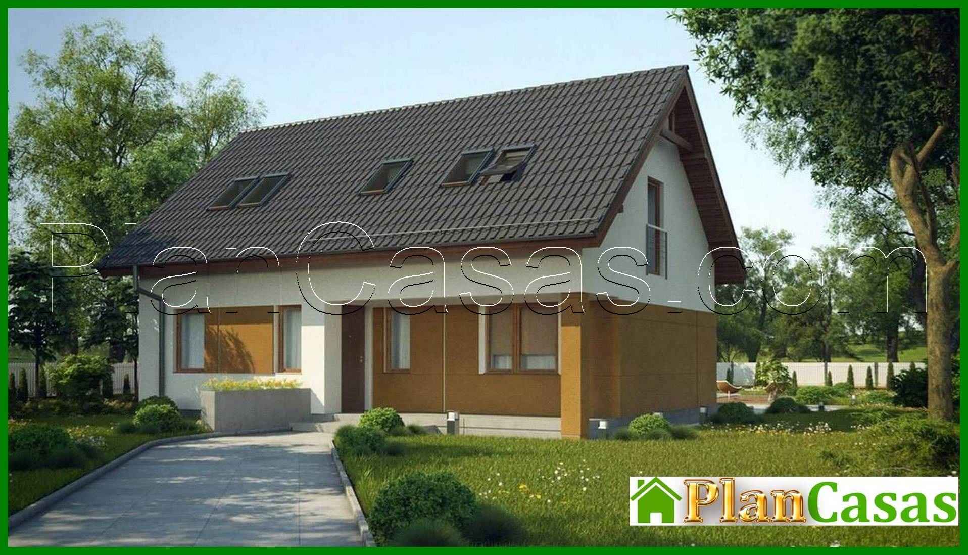 Visualization gallery - The project of an energy-saving house with an attic