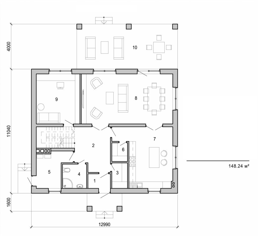 Visualization gallery - Two storey house