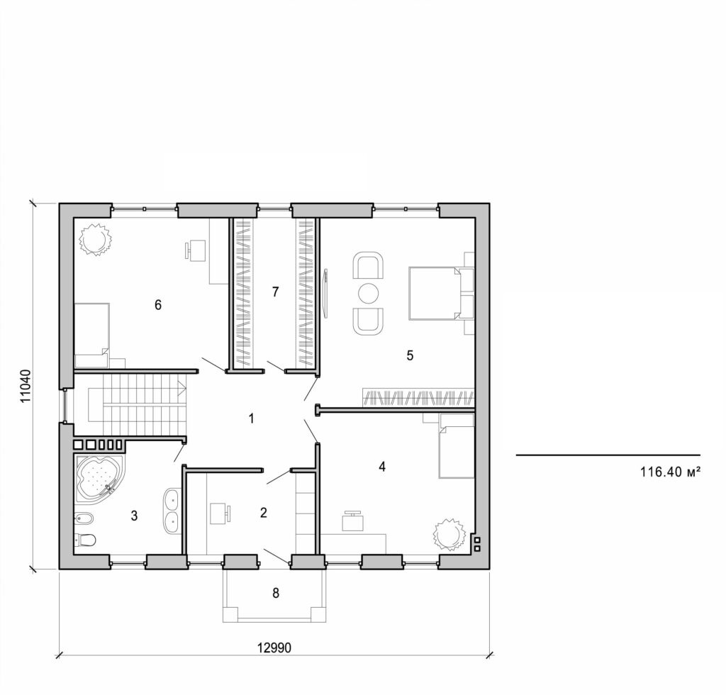 Visualization gallery - Two storey house