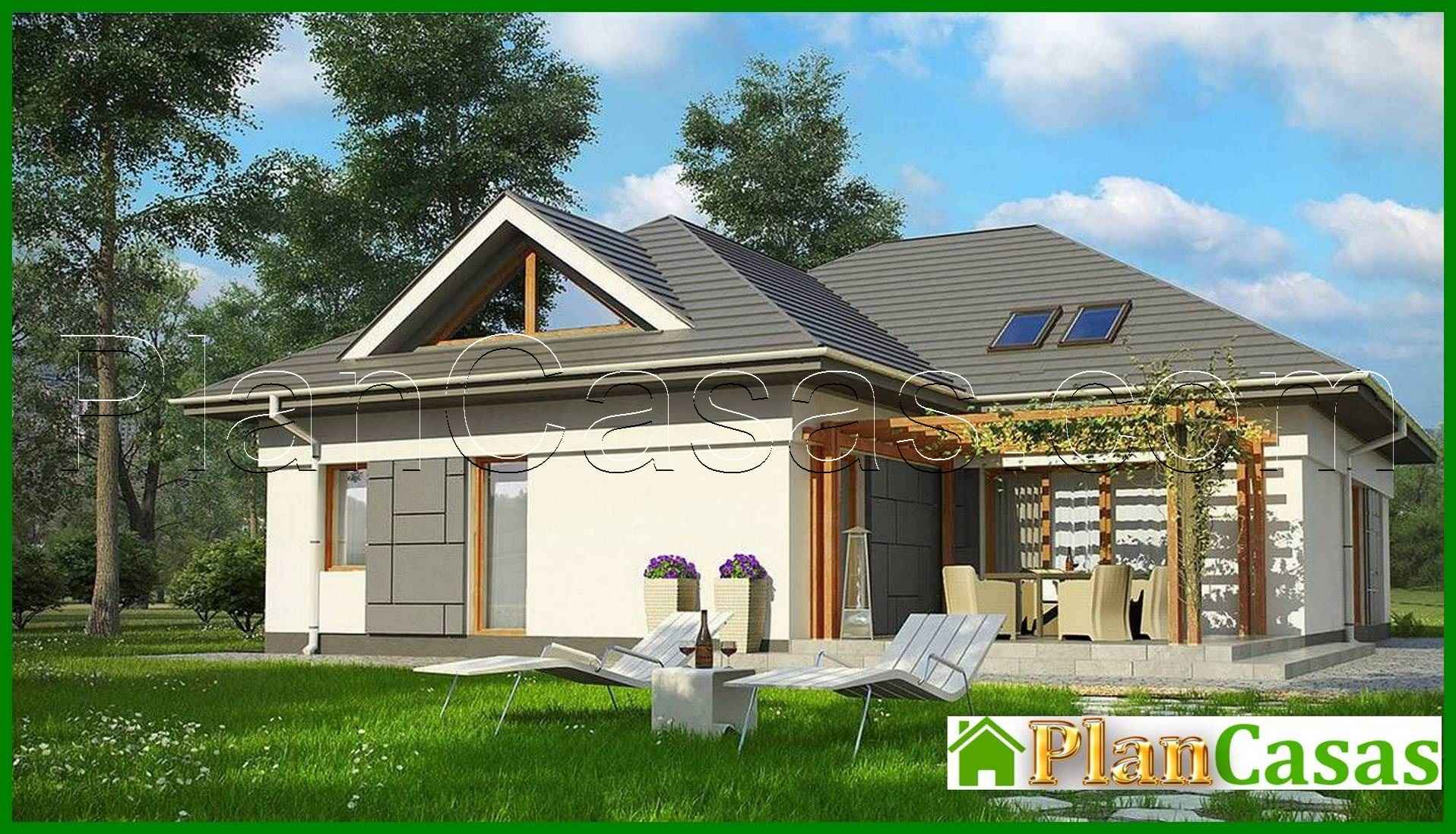 Visualization gallery - House project with front windows in the attic