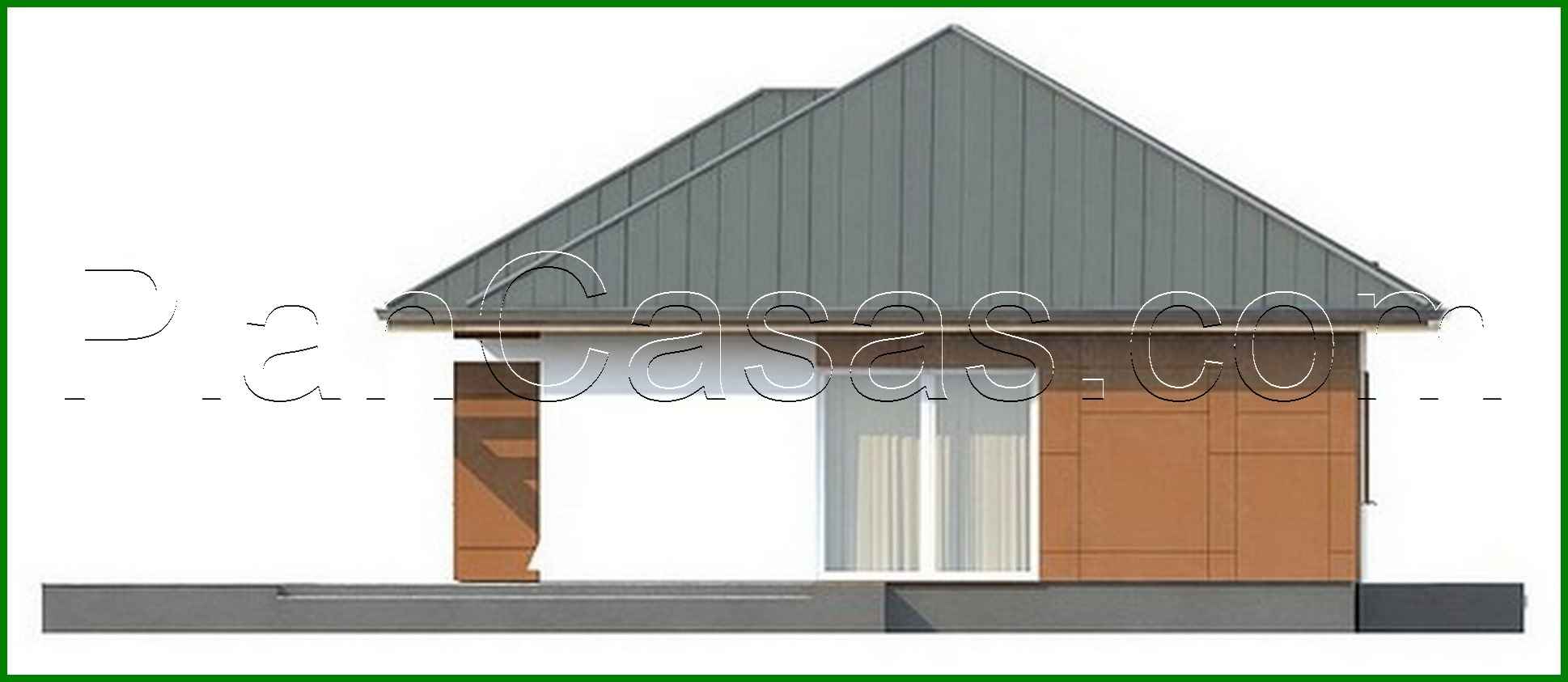 Visualization gallery - The project of a classic one-story house