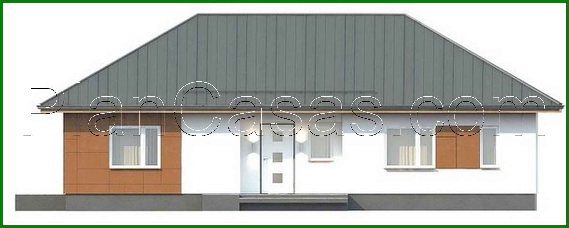 Visualization gallery - The project of a classic one-story house