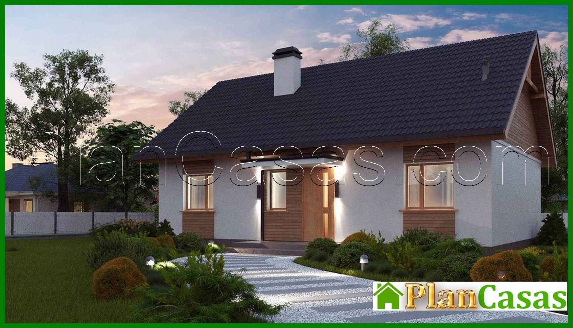 Visualization gallery - The project of a one-story economical and functional house