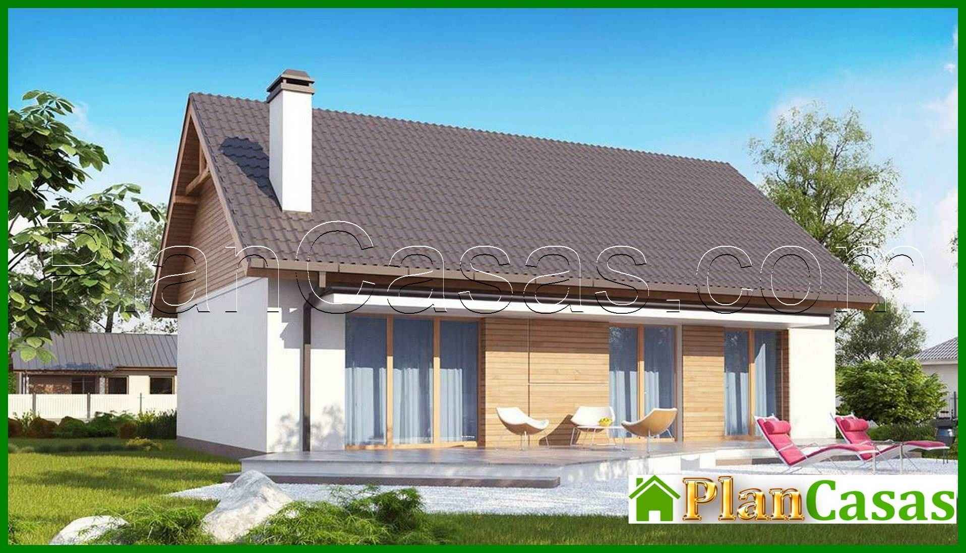 Visualization gallery - The project of a one-story economical and functional house