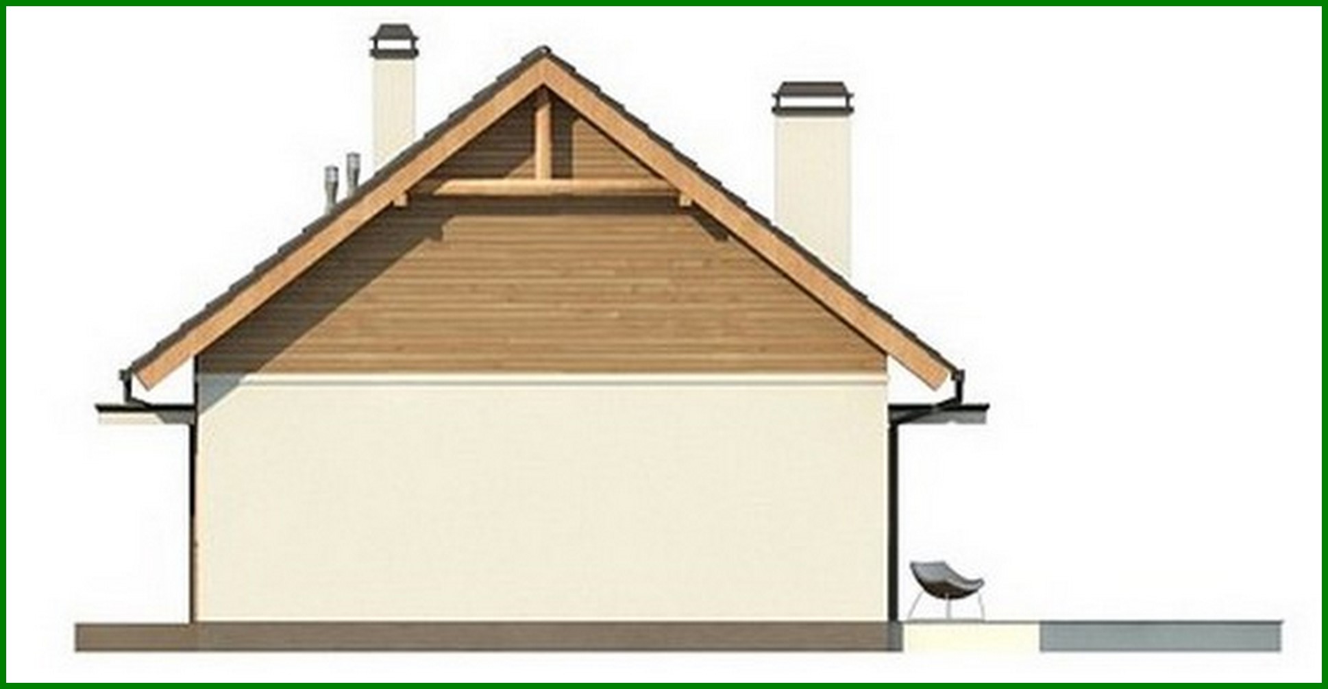 Visualization gallery - The project of a one-story economical and functional house