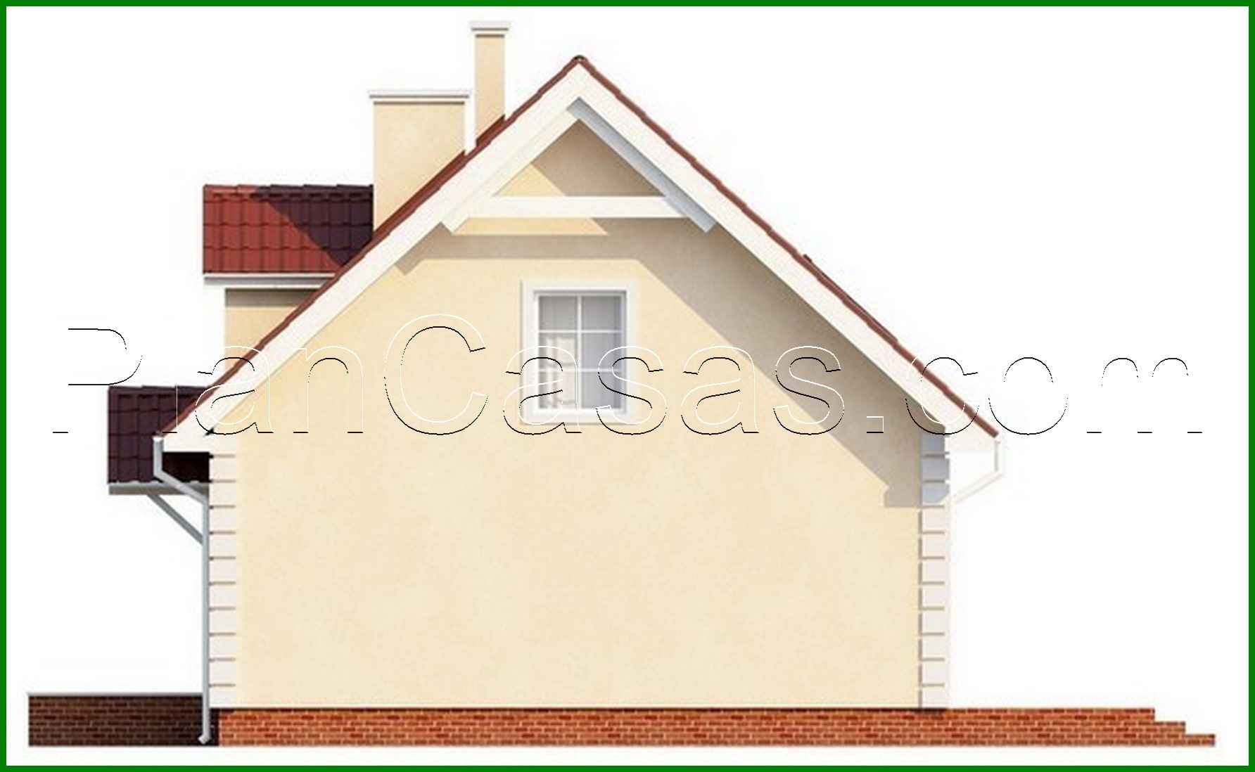 Visualization gallery - The project of a neat classic-style house with a gable roof