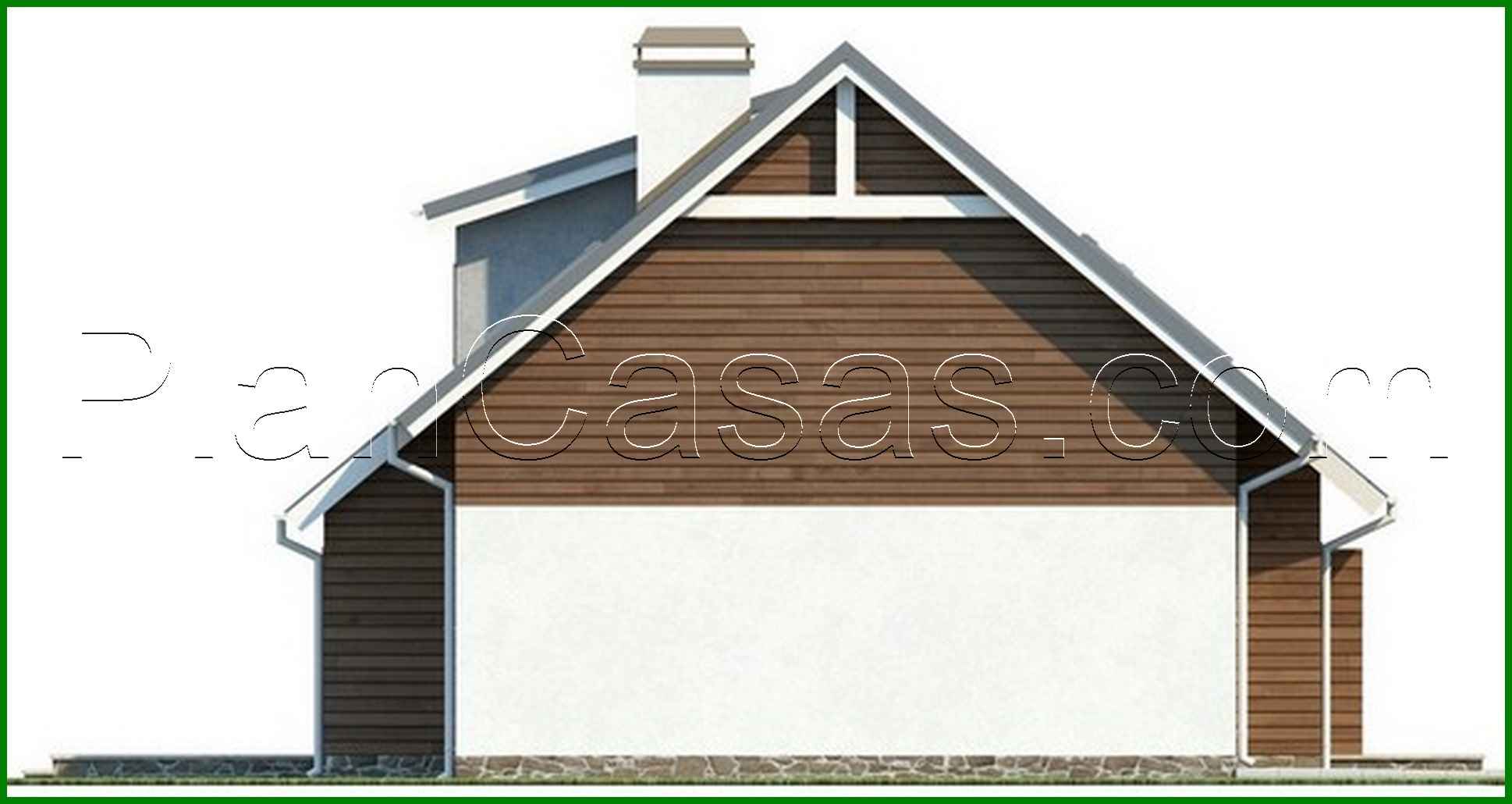 Visualization gallery - House project with an attic and an additional bedroom on the ground floor