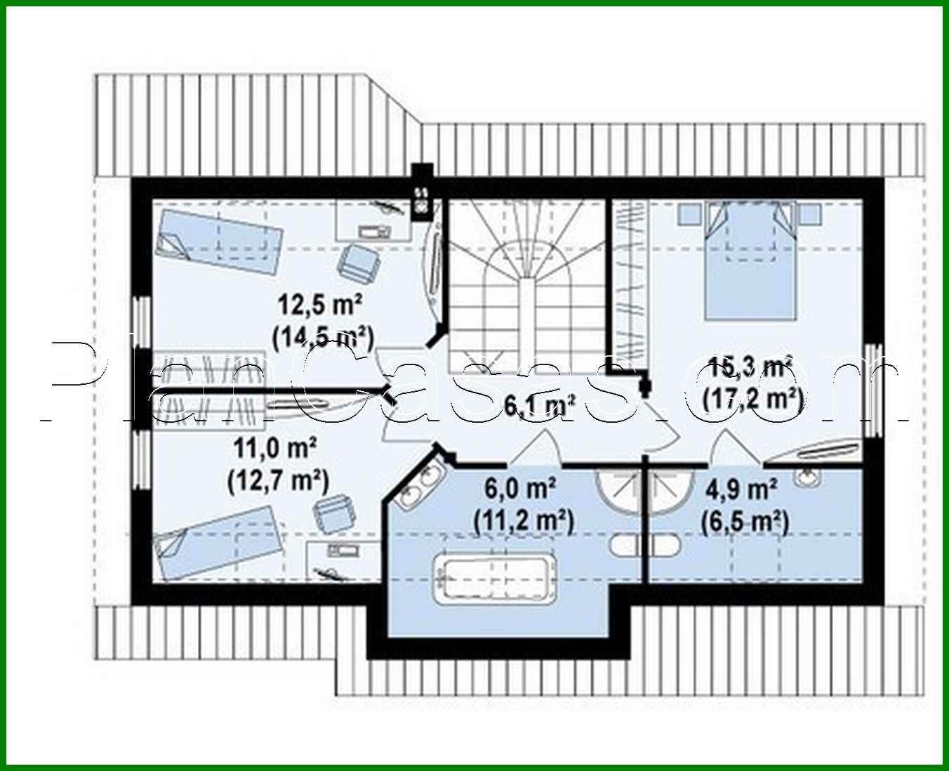 Visualization gallery - Project of a classic house with a room on the ground floor