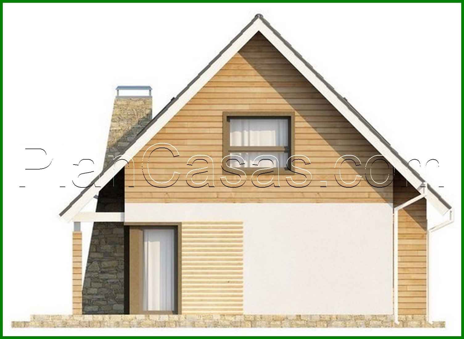 Visualization gallery - Project of a classic house with a room on the ground floor