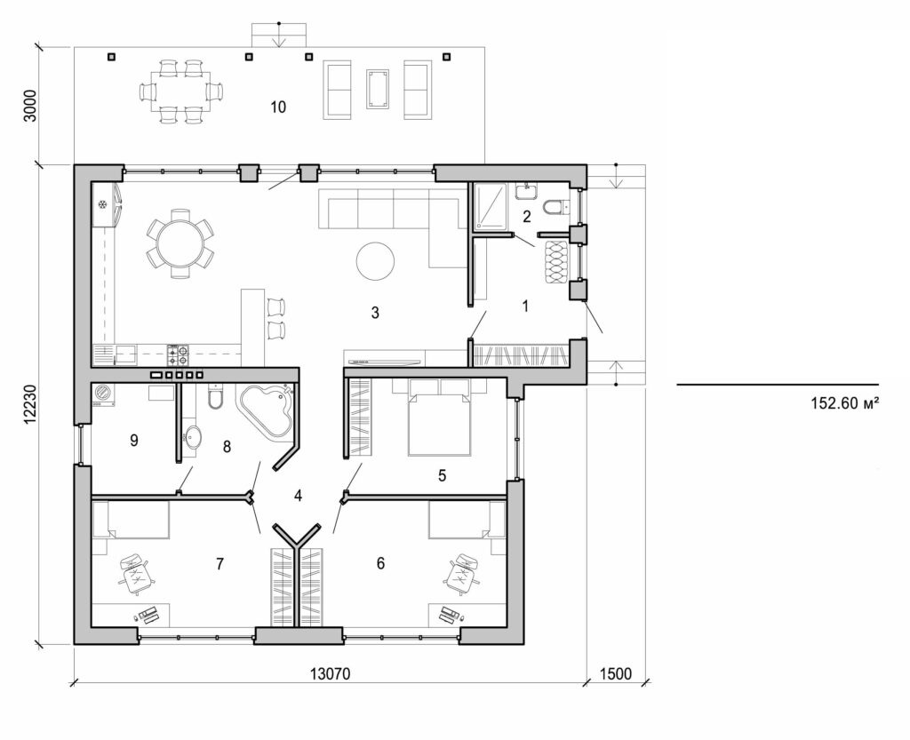 Visualization gallery - One storey house