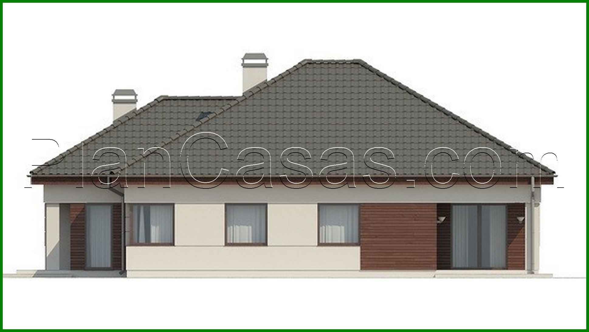 Visualization gallery - The project of a nice house on 155 square meters. m with rational division of space