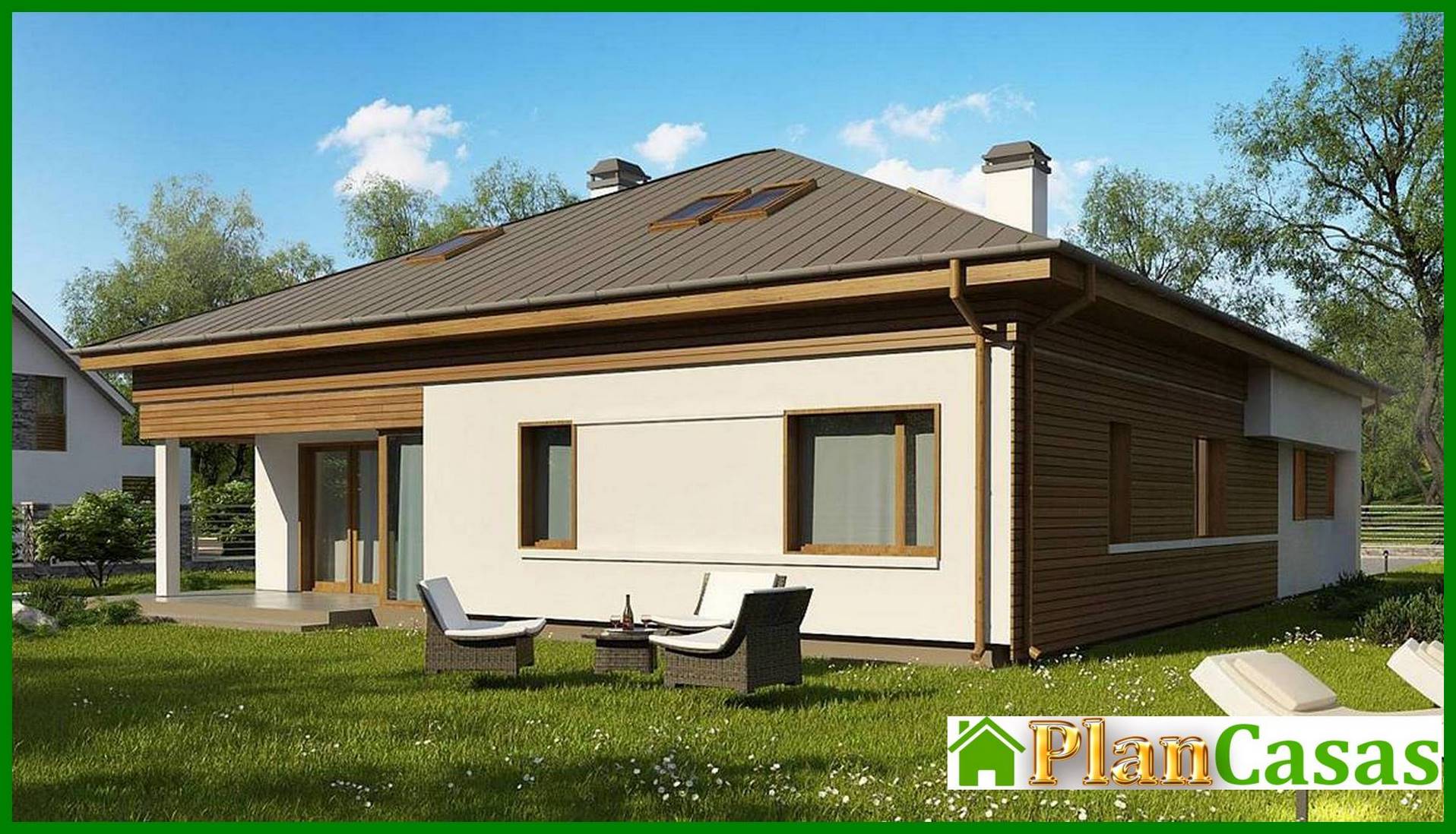 Visualization gallery - Project of a modern mansion with an area of ​​259 square meters. m in european style