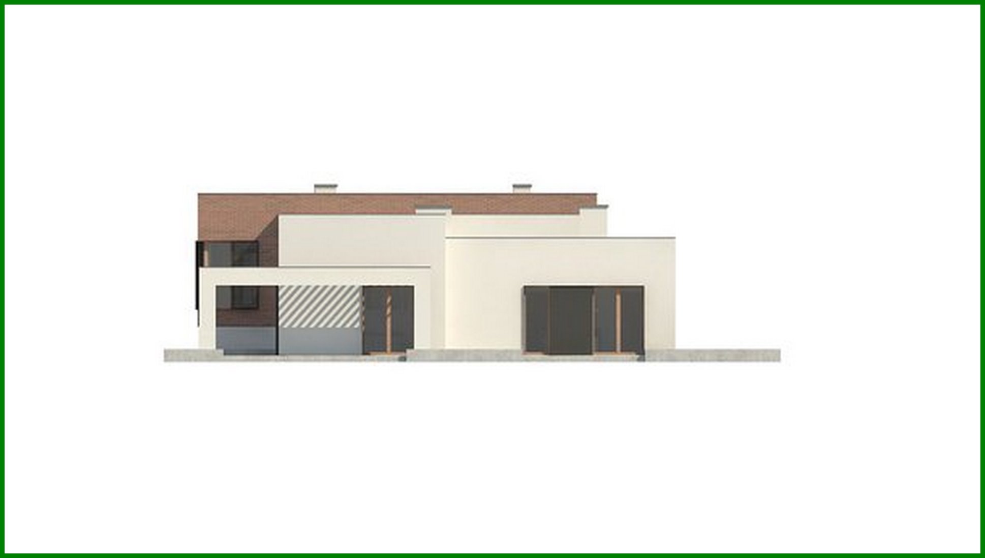 Visualization gallery - Project of a modern mansion with an area of ​​234 square meters. m in the style of minimalism
