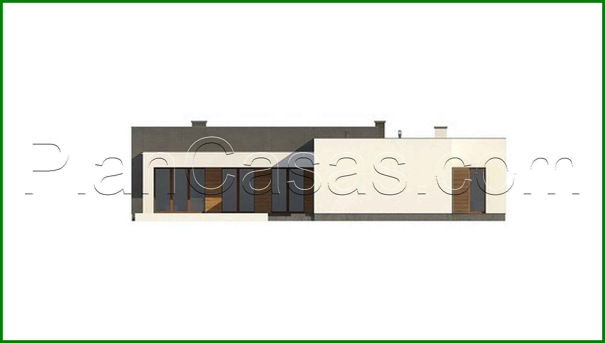 Visualization gallery - Project of 180 sqm fashion house m with a spacious garage for two cars