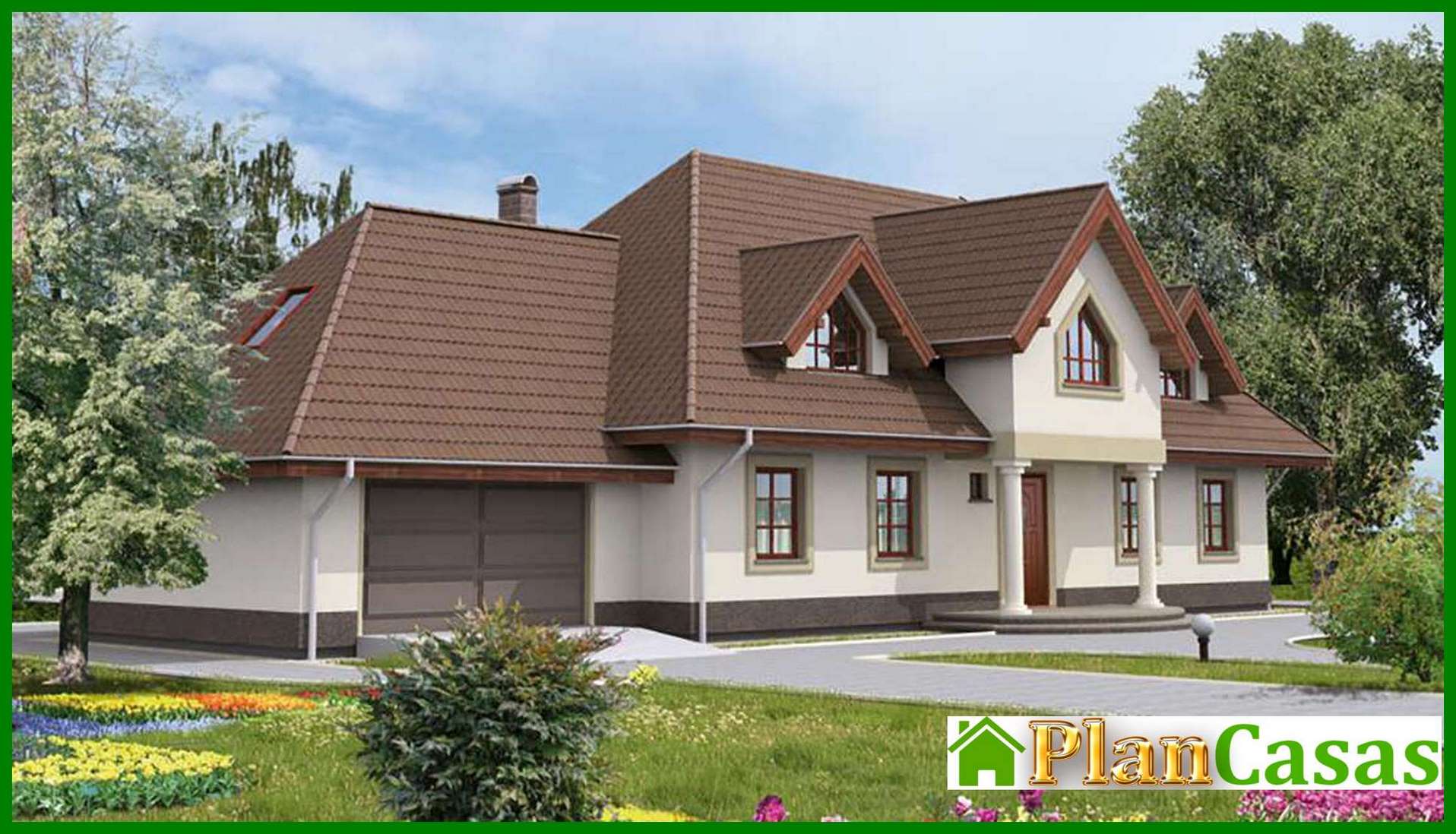 Visualization gallery - Beautiful house with a catchy roof