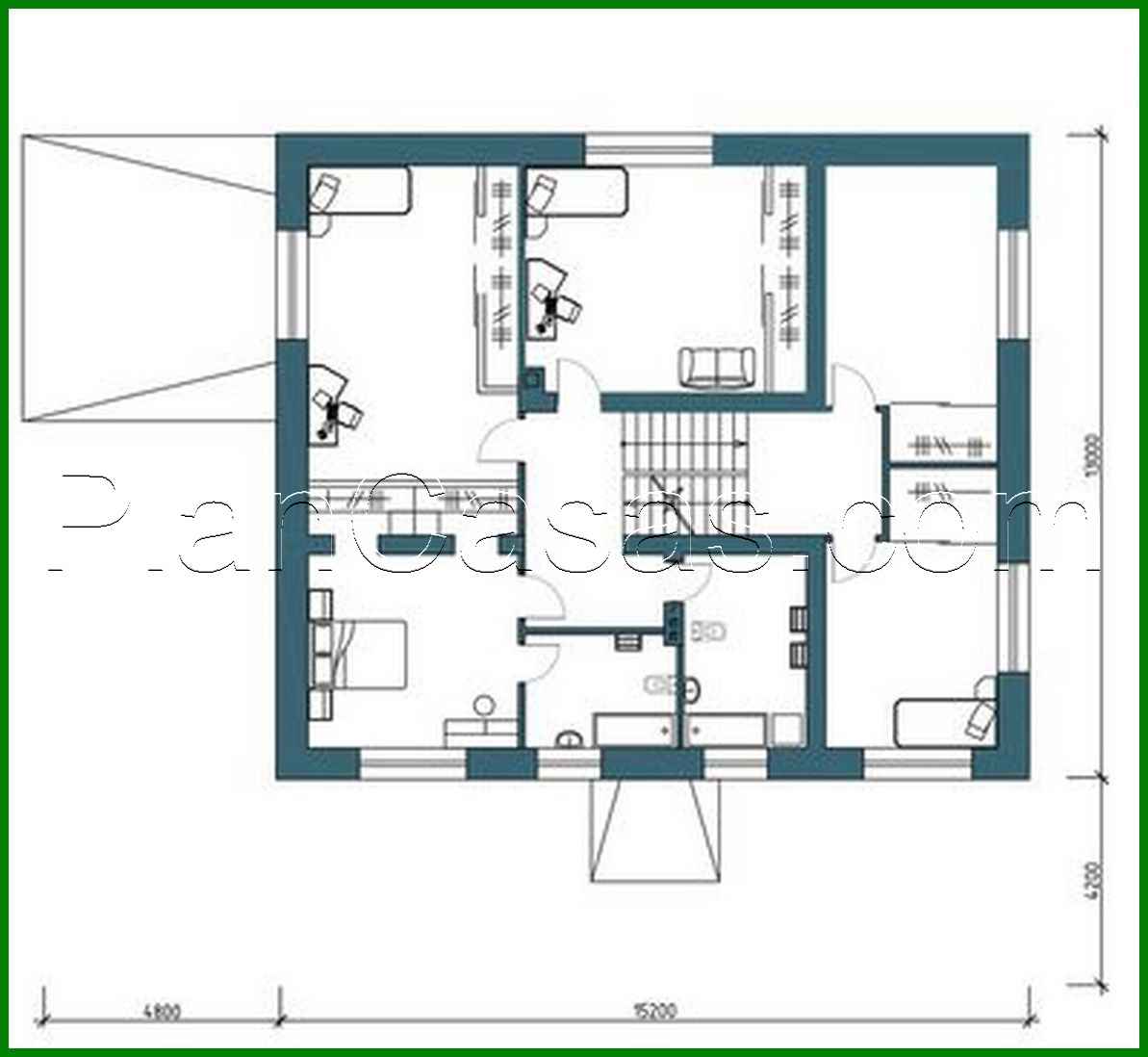 Visualization gallery - Spacious two-story house with a basement