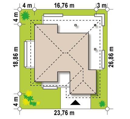 Visualization gallery - One-storey cottage 180 m2