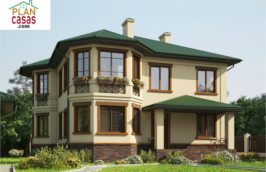 Two storey house project house plan