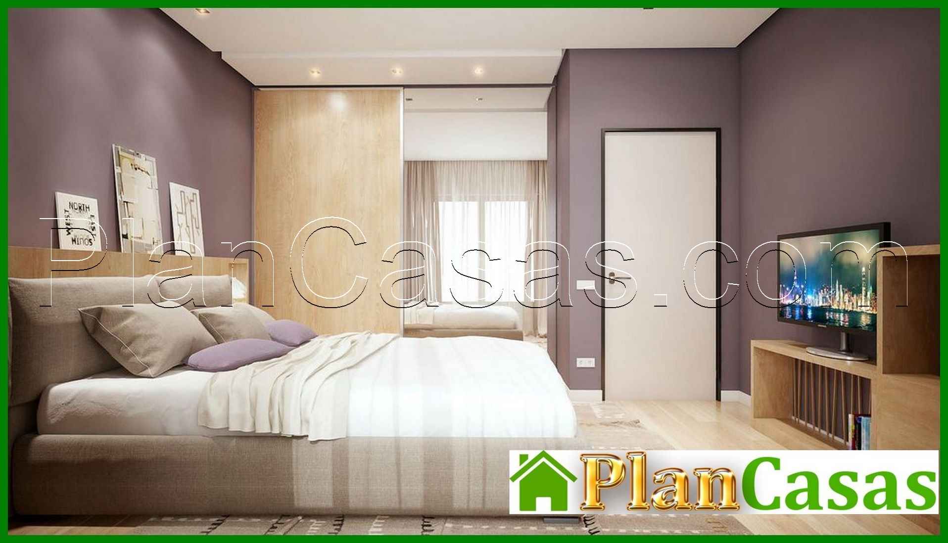 Galería de visualizaciones - Plano de una mansión atractiva para tres familias