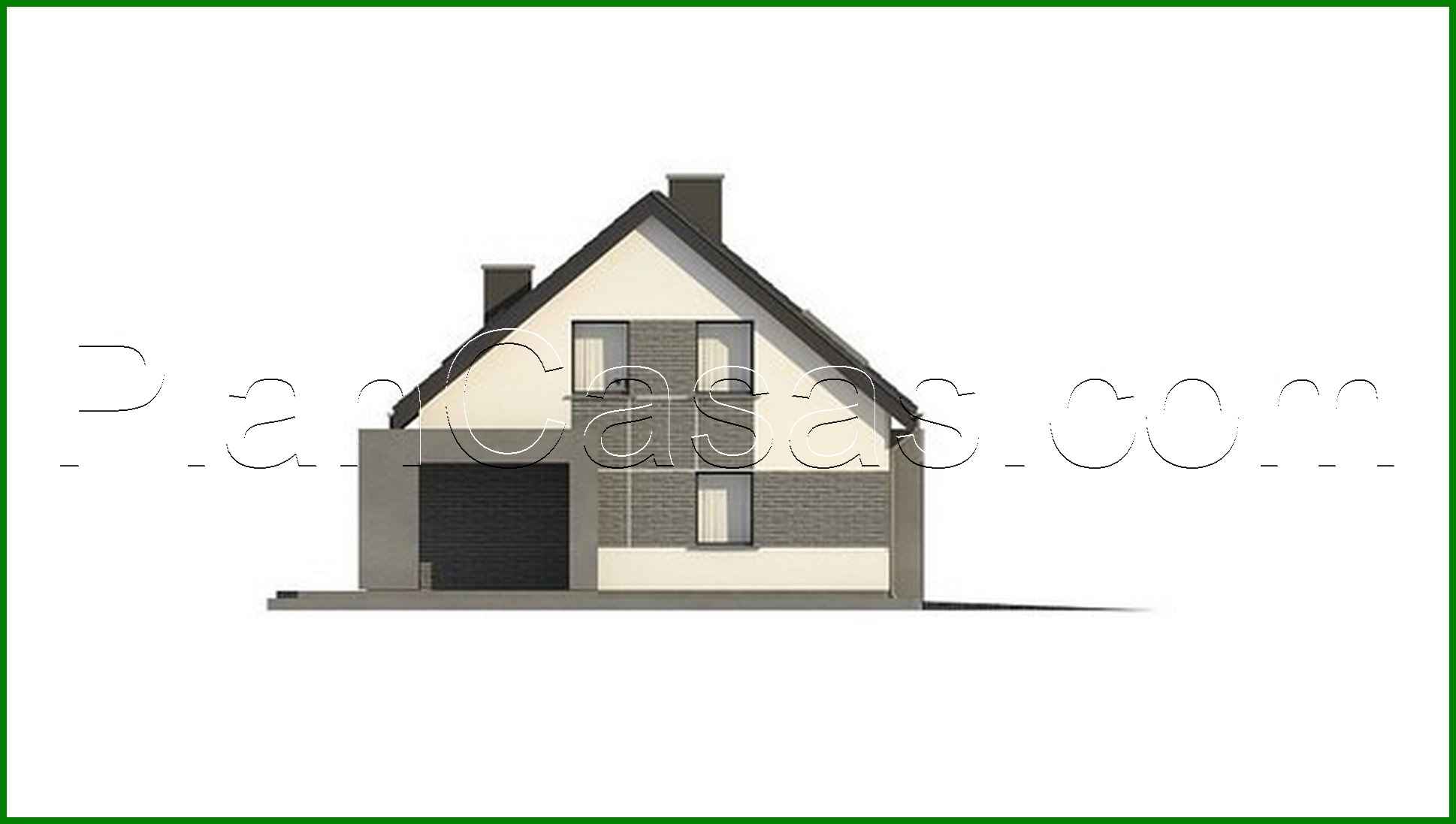 Visualization gallery - Interesting project with a large terrace above the garage