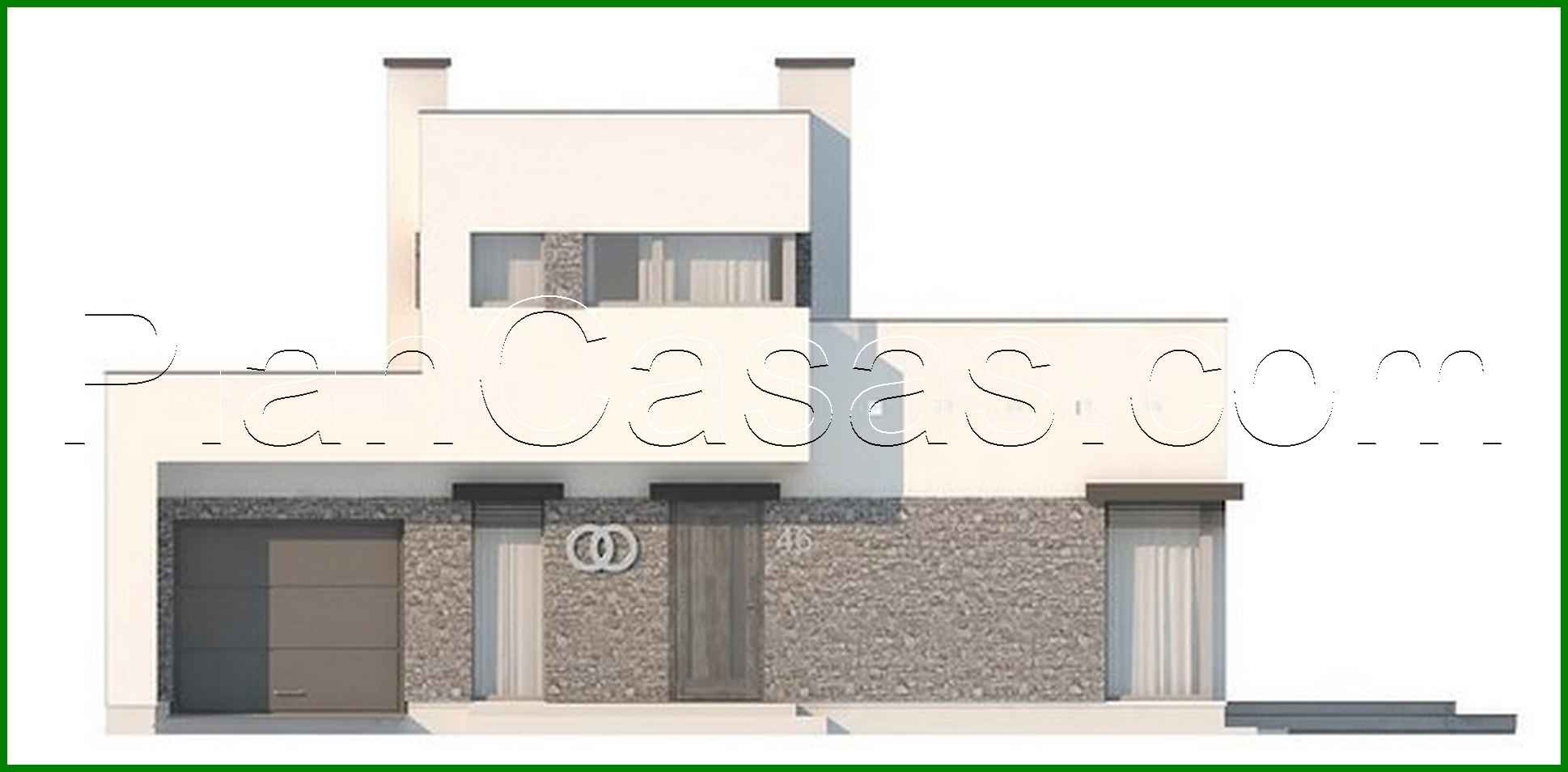 Galería de visualizaciones - Cabaña moderna con un área de hasta 150 m²