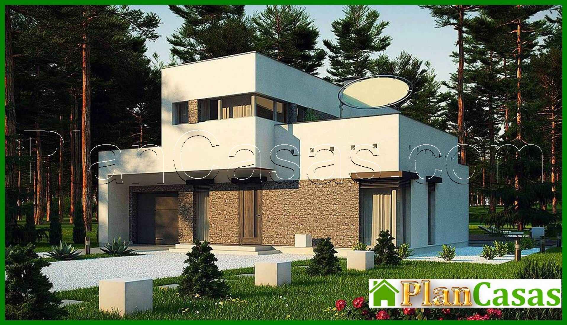 Modern cottage with an area of up to 150 m2 house plan