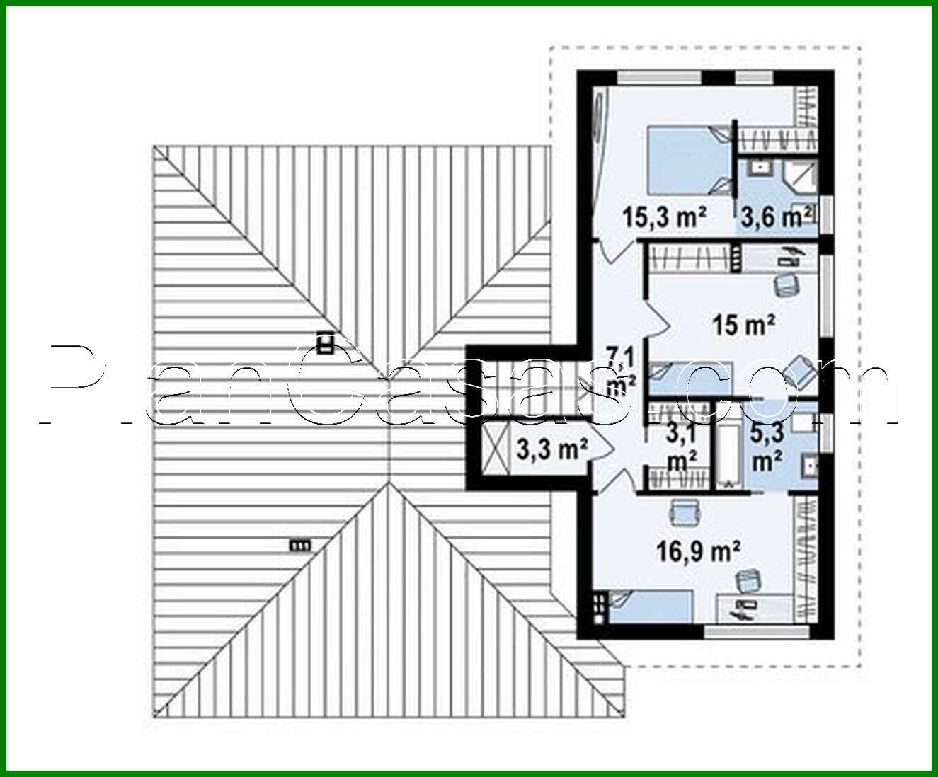 Visualization gallery - House project with a garage in the basement