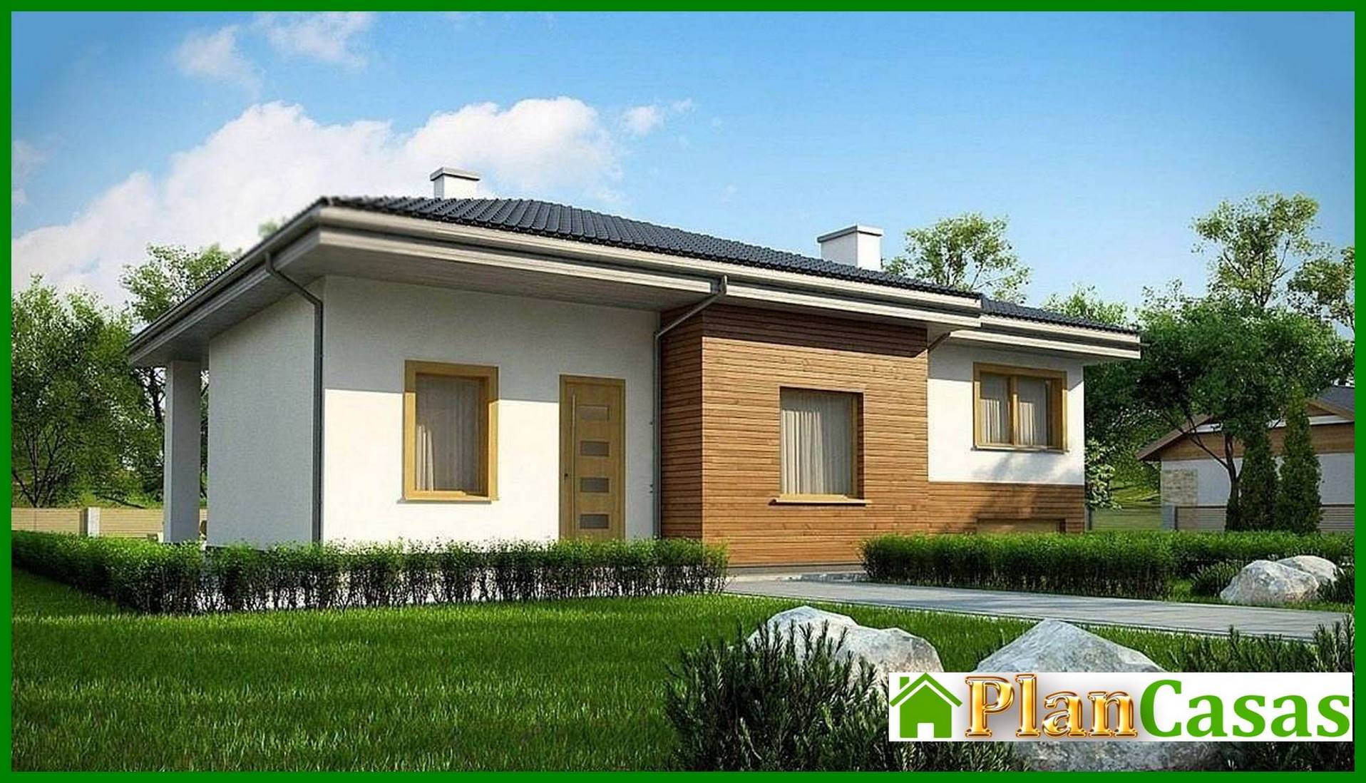 Visualization gallery - House project with a garage in the basement