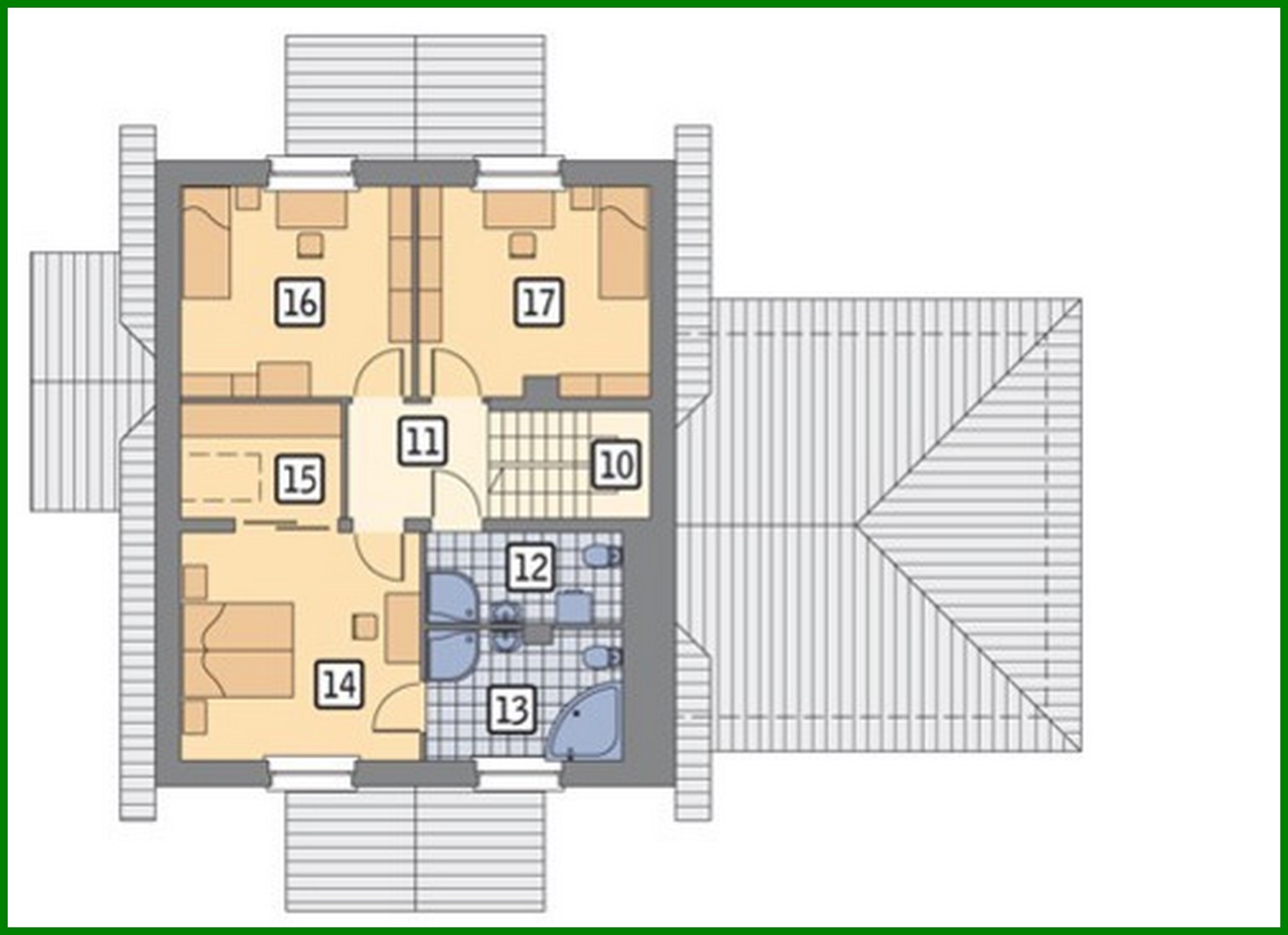 Visualization gallery - Beautiful house with a garage