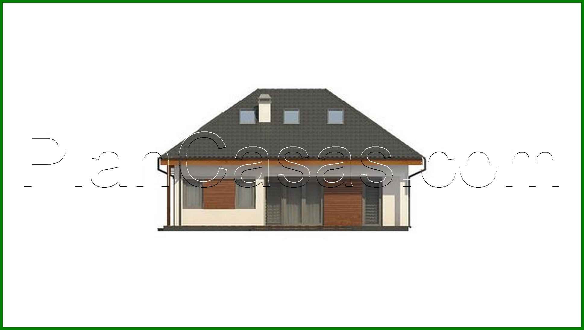 Visualization gallery - The classic project of a country house 10 to 12