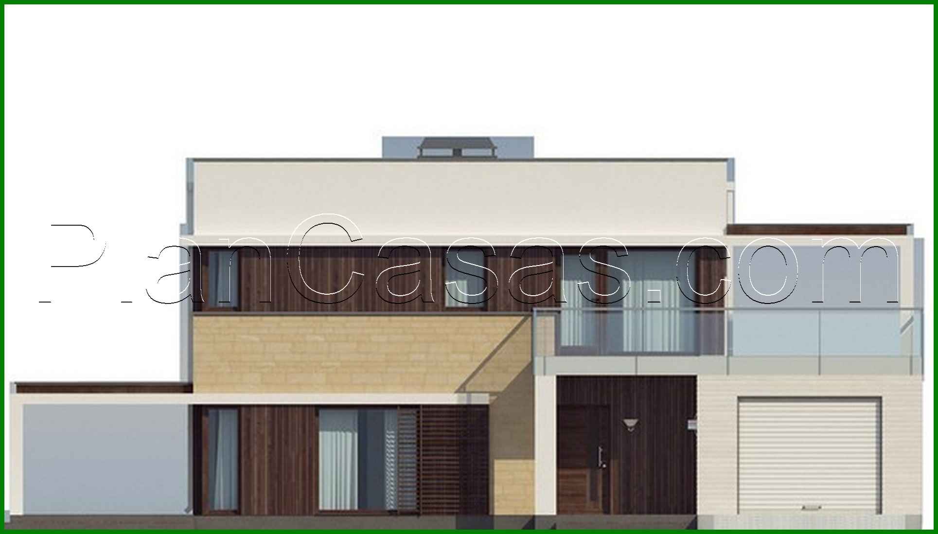 Visualization gallery - Two-story cottage with a flat roof