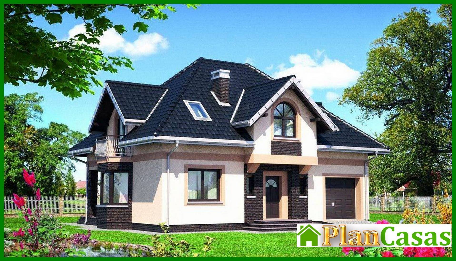 The project of a stylish country house with an area of ​​190 m² house plan
