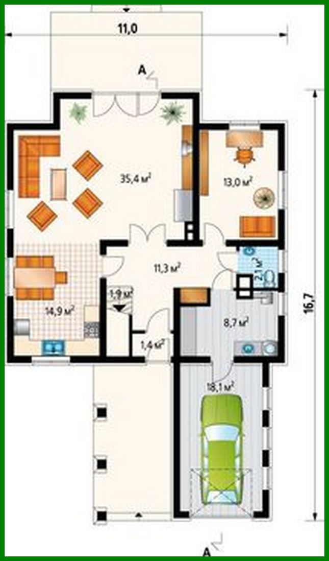 Visualization gallery - Two-floor apartment building with luxurious master apartments