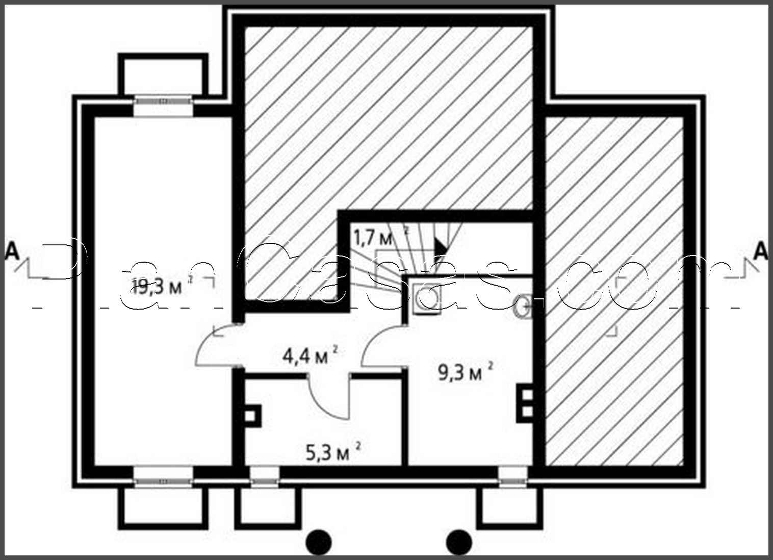 Visualization gallery - Attractive apartment with three balconies with a basement