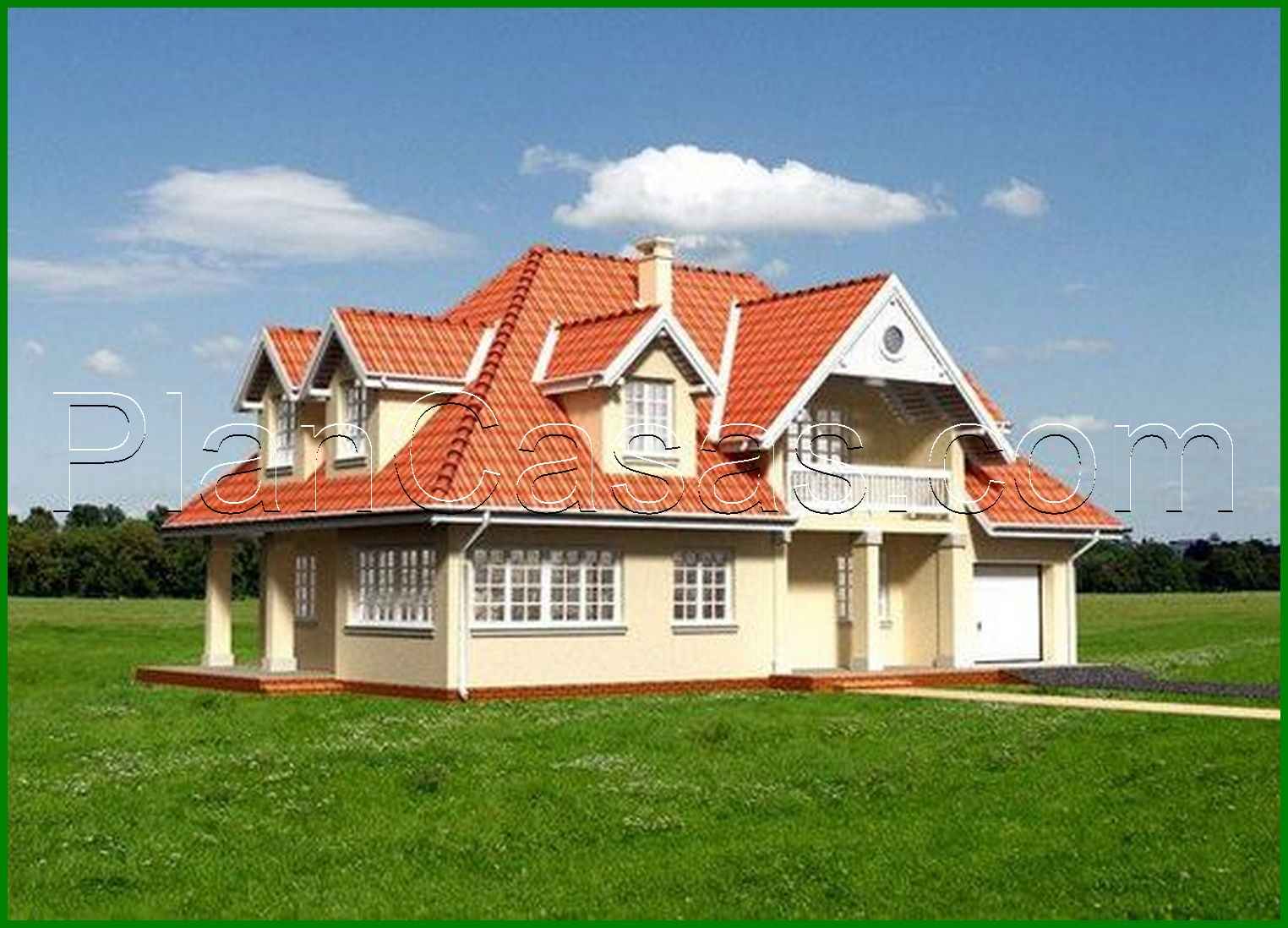 Visualization gallery - Chic country estate with spacious rooms